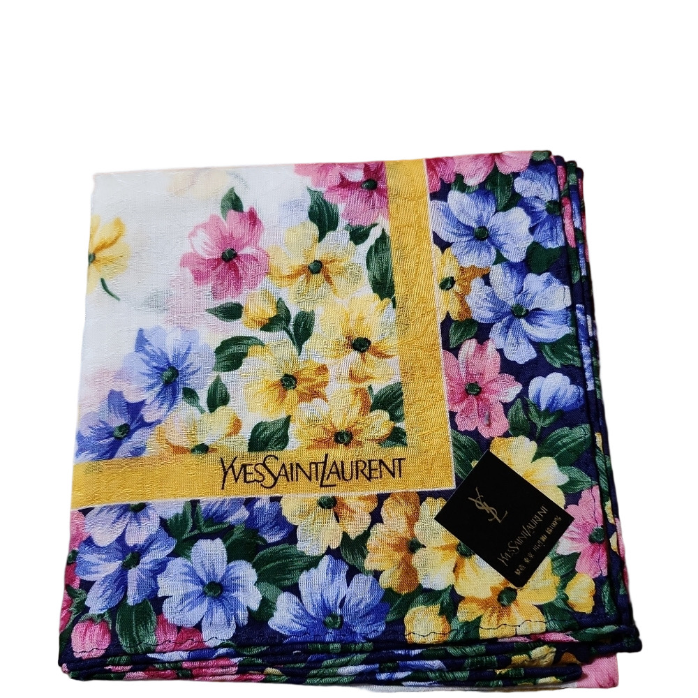 ❤️ Yves Saint Laurent Handkerchief Cotton